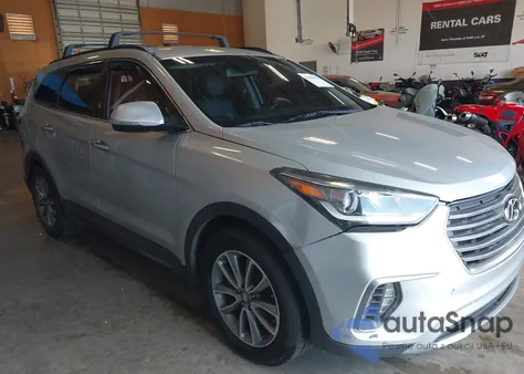 2017 Hyundai Santa Fe Se из США, поврежденный, VIN KM8SN4HF5HU205467